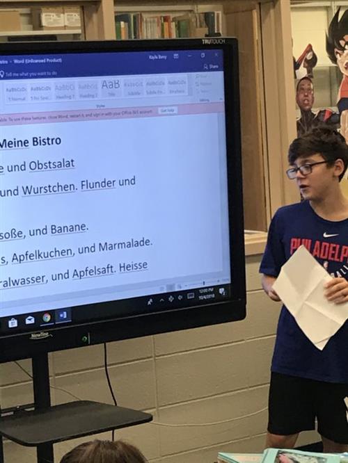 CRMS Students Take Lead on National Teach German Day